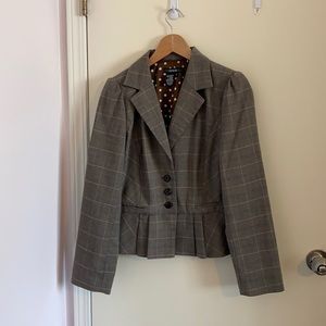 Peplum blazer